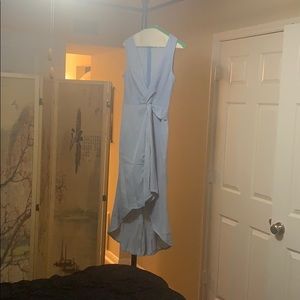 Periwinkle/LtBlue Shein Plunging Neck Dress Size S